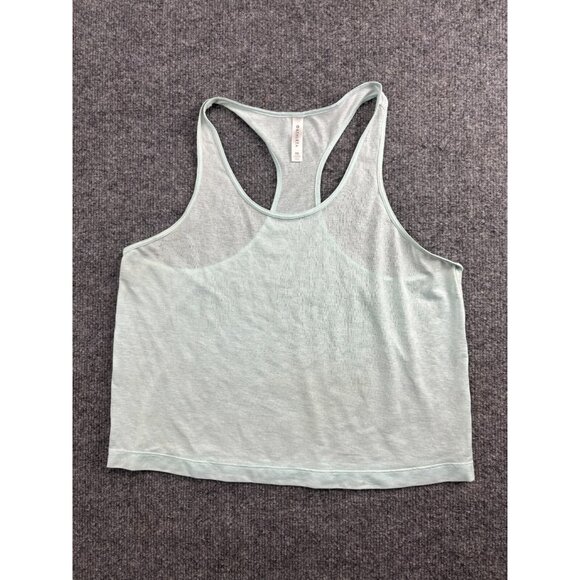 Athleta Tops - Athleta Sheer Racerback Tank Top Women’s XS Light Blue Scoop Neck Gym Yoga